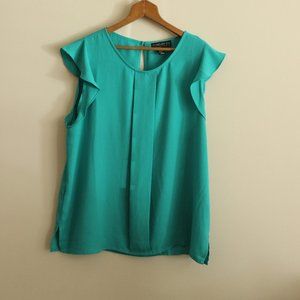 Forever 21 Women's Blouse with Butterfly Sleeve